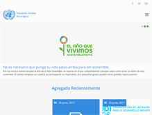 Tablet Screenshot of onu.org.ni